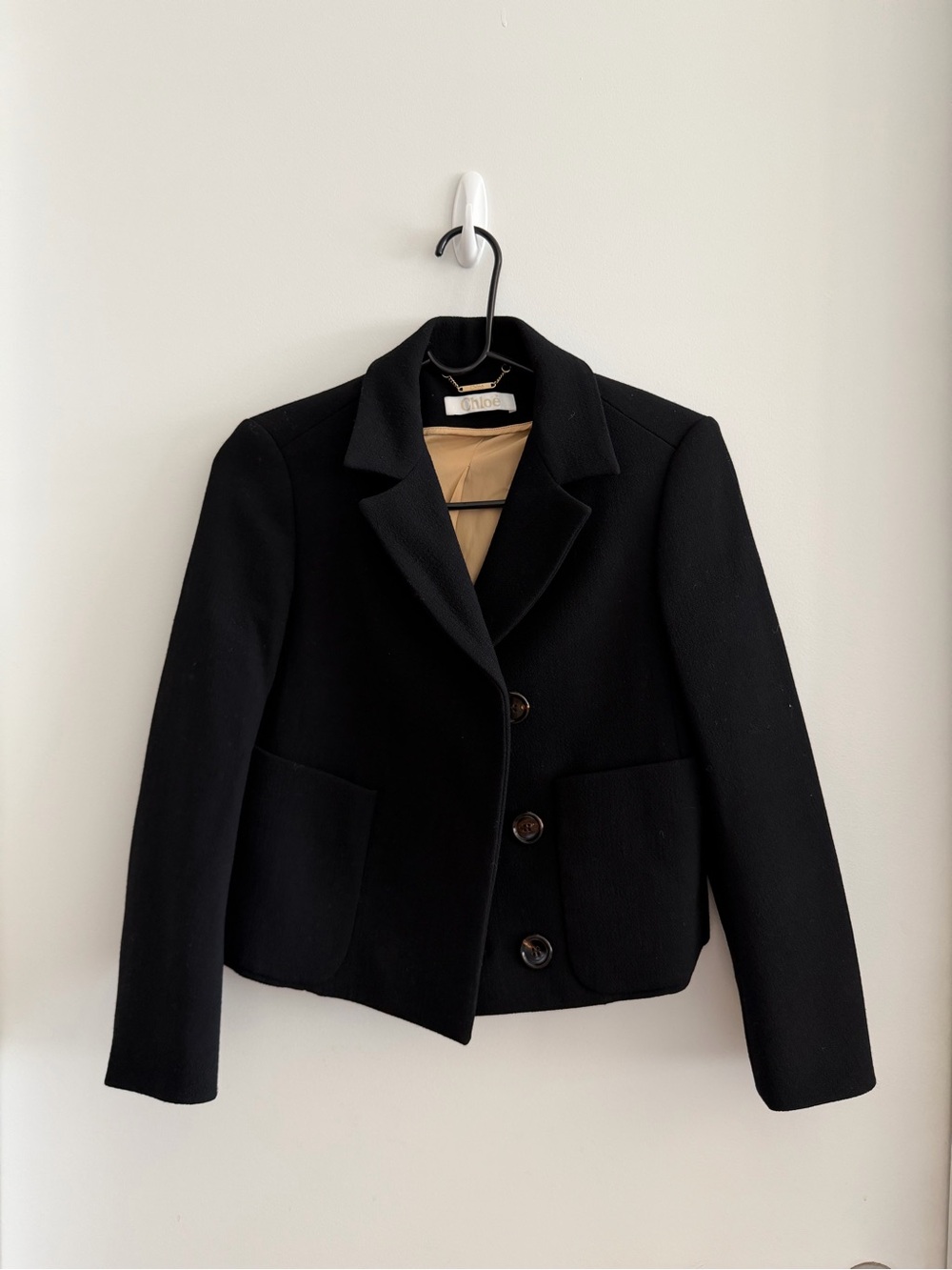 Black Women's Tailored Jacket - Classic Short Blazer